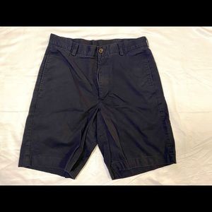 Black chino summer shorts